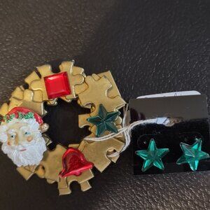 GRAB BAG of CHRISTMAS BROOCHES